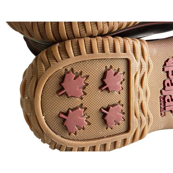 Pajar Canada Trooper Winter Boot Mens EU44 US 11 M Dark Brown Lace Up Side Zip - Picture 14 of 15